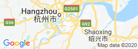 Xiaoshan map